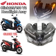 HONDA Click V2 125i/150i Headlight Assembly (Plug and Play) Click 125i 150i V2 Headlight Assy