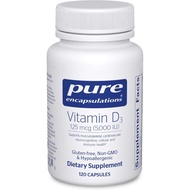 Pure Encapsulations Vitamin D3 125 mcg (5,000 IU) - Supplement to Support Bone, Joint, Breast, Heart
