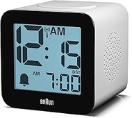 Braun Digital Radio Controlled Alarm Clock for Central European Time Zone (DCF) with Voice Output, S