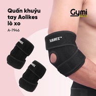 Đai Cuốn Bảo Vệ Khuỷu Tay Lò Xo Aolikes A-7946 | Đai Dán Khuỷ Tay Thể Dục Thể Thao
