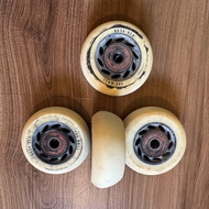 USD - 72mm/88a Aggressive Inline Skate Wheels (USED)