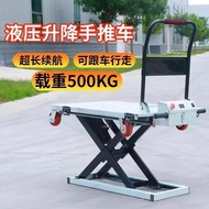 Simlake Portable Truck Lifting Platform Trolley Hydraulic Platform Trolley Scissor Lifting Platform