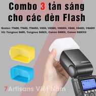 Light diffuser for Godox TT600/TT685/TT685II/V850/V850II/V850III/V860/V860II/V860III, Yongnuo 560II/