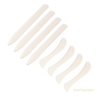 IVY 8Pcs Leather Creaser Bone Folder Fabric Creasing Tool for Sewing Bookbinding