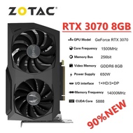 [JINDI] 2024 ZOTAC RTX 3070 RTX 3070 8GB Video Cards GPU rtx 3070 8GB X-Gaming GeForce Gaming OC Gra