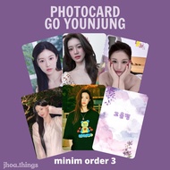 [UNOFFICIAL] PHOTOCARD GO YOUN JUNG YOUNJUNG YOONJUNG ACTOR KOREA KDRAMA MOVING ALCHEMY OF SOULS RES