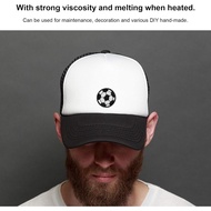 100PCS Soccer Patches for Backpacks, Soccer Iron On Patches, Soccer Ball Patch 30MM Embroidered Ball