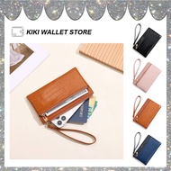Fashion Crocodile Pattern Women’s Clutch Wallet 4 Card Slots Textured Double Zipper Pocket Purse