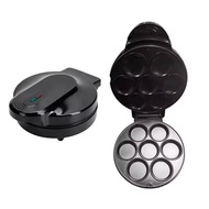 Cupcake Maker Electric Cupcake Machine 1000W Cake Pop Maker Non-Stick Surface Makes 7 Cup Cakes for