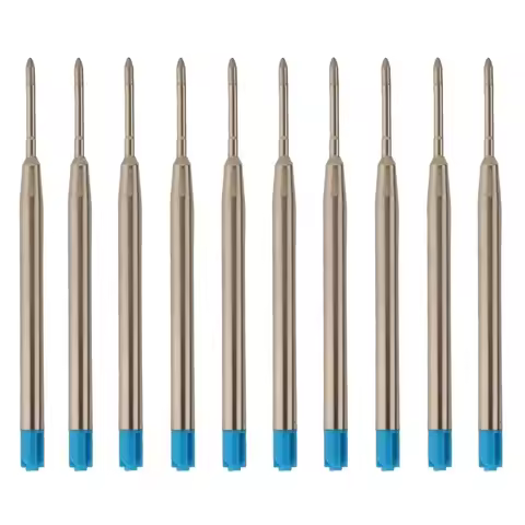 5-40Pcs L:3.9 In Ballpoint Pen Refills for Parker Pens Medium Point blue red Black Ink Rods for Writ