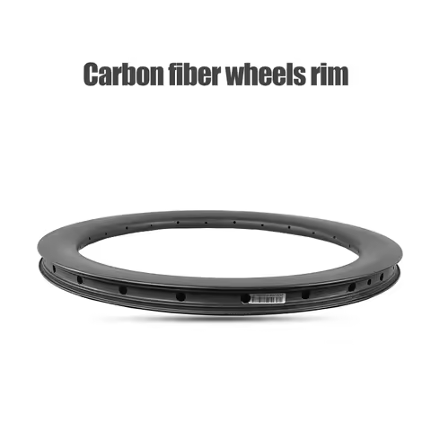 Carbon Fiber Bike Rims 20 Inch 451 24Hole Disc Brake Carbon BMX Rims 20 50mm Depth 20" Bicycle Rims