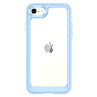 iPhone SE 2020 / iPhone SE 2022 Case RUILEAN Transparent Hard Back with Shockproof Enhanced Side Pro