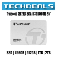Transcend SSD230S SATA III 3D NAND TLC 2.5-inch SSD | 256GB | 512GB | 1TB | 2TB