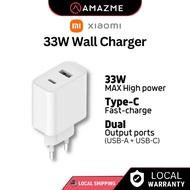Xiaomi Mi 33W Wall Charger (Type-A + Type-C)