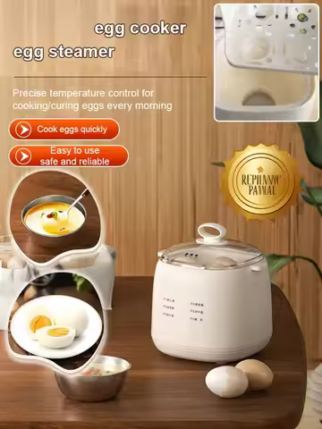 Multifunctional Egg Boiler Electric Egg Steamer Cooking Breakfast Machine Double Layers Egg Cooker M