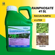Rainphosate 41SL Herbicide Racun Rumput Serap Racun Rumput 41 Racun Rumput Kerbau Keliling Rumah Rac