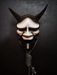 日本般若面具：黑白