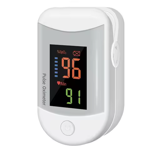 Finger Pulse Oximeter for Athletic Fingertip Pulse Oximeter Blood Oxygen Monitor Heart Rate SpO2 Mon