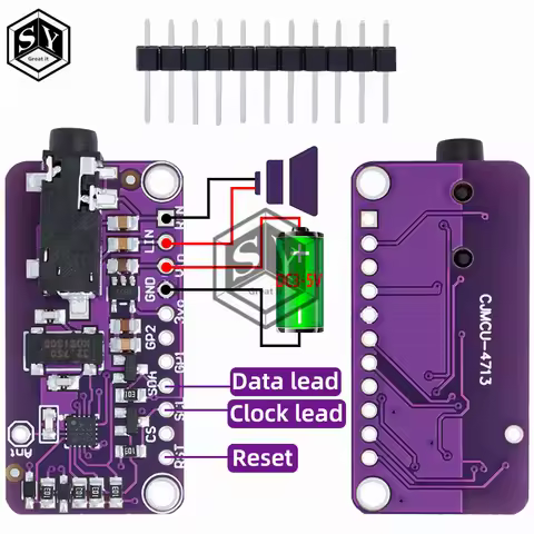 FM Transmitter Module SI4713 Stereo Frequency Modulation CJMCU-4713 DC 3-5V Digital Wireless Radio M