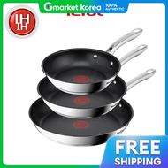 Tefal | ชดกระทะสเตนเลส Tefal Induction Simply Chef 3 ชน (กระทะ 20 นว + กระทะ 24 28 นว)