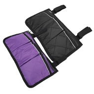 Allinit Multiple Pockets Large Capacity Wheelchair Armrest Side Bag Storage