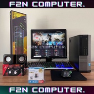 [F2N] เซ็ตคอมพิวเตอร์มือสอง CORE i5GEN4 RAM8GB HDD500GB พร้อมหน้าจอ17นิ้วสแควร์