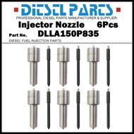 6Pcs Diesel Common Rail Fuel Injector Nozzle Tip 093400-8350 DLLA150P835 for HINO 700 Profia 10.5d P