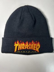 【THRASHER】經典Logo刺繡毛帽