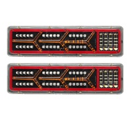 12V 24V truck led tail light vehicle clearance light red white amber truck trailer lights rear marker LED truck tail lam