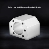 Ball Screw Nut Housing DSG16H Ballscrew Holder Aluminum Alloy 2x1.53x1.53in Mount Bracket Seat for 3