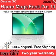 2026 Honor MagicBook Pro 14 Ultra X9-388H/X7-358H/5-338H 3.1K OLED 92Wh Portable Performance Laptop