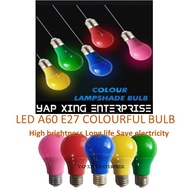 LED Colour Bulb A60 7W Colour Light Bulb Decoration Color Bulb | E27 / B22
