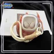 Compatible with Baseus Bass WM02s Clear Earphone Case TPU Shell Transparent Headphone Cover Protecti