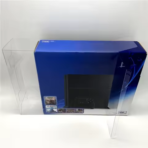 1 Box Protector For PlayStation 4 (Only For) PS4 1200 Clear Display Case Collect Box