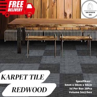 Redwood - 50cm x 50cm - Tile Carpet by CNR Carpet - Office Carpet