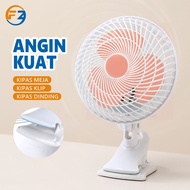 25W 3 In 1 Clip Fan Strong Wind PORTABLE ADJUSTABLE TABLE CLIP FAN 2 Speed Powerful Kipas Meja