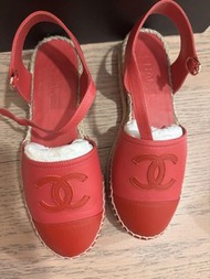 Chanel 經典款  espadrilles 涼鞋