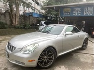 2005 Lexus SC 430 雙門敞篷跑車 輕鬆入主 馬力285hp ☎服務專線:0９80-558-999 黃文遠