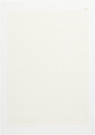 SAKAE Technical Paper, A4, 0.04 inch (1 mm), Grid, High Quality Paper, 50 Sheets, Orange, AZ A4-13 A