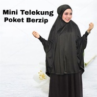 Mini Telekung Poket Berzip / Mini Telekung Umrah Haji