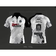 GLOCK USA GLOCK LOGO 3D TACTICAL PERSONALIZED NAME 3D POLO SHIRT