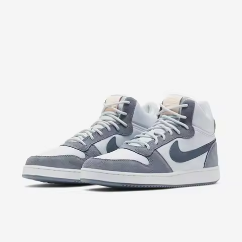 Nike official authentic COURT BOROUGH women's casual wear-resistant mid top board shoes 844907-005