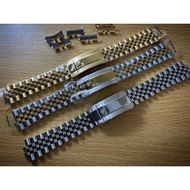 PC2 For Rolex Jubilee Stainless Steel Bracelet strap with Oyster Clasp Fit Rolex Watches GMT daytona