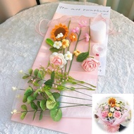 手作鉤織永生花束 DIY 包裝材料包