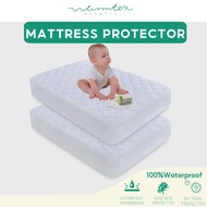 Waterproof Crib Baby Mattress Protector Quilted Fitted Toddler Absorbent Baby Mattress Cover