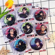 พินอนิเมะ Attack On Titan Eren Mikasa Levi