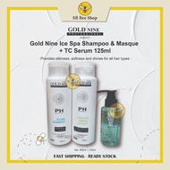 Gold Nine Ice Spa Shampoo 400ml &amp; Masque 400ml &amp; TC Serum 125ml