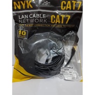 Nyk Cat7 Lan Cable Cat 7 Internet Cable 10gbs 15m 20m 30m