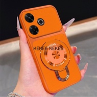 Magnetic U-shield holder suitable for Redmi 13c mobile phone case 13r full edge 23124RN87C anti-fall