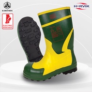 รองเท้าบูทยาง กันไฟฟ้าแรงสูง Harvik รุ่น9726 ผู้นำเข้า ของแท้100% Lot 2025 ใหม่สุด | คุณภาพสูง Bjbro